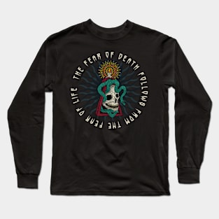 SKULL AND SNAKE Long Sleeve T-Shirt